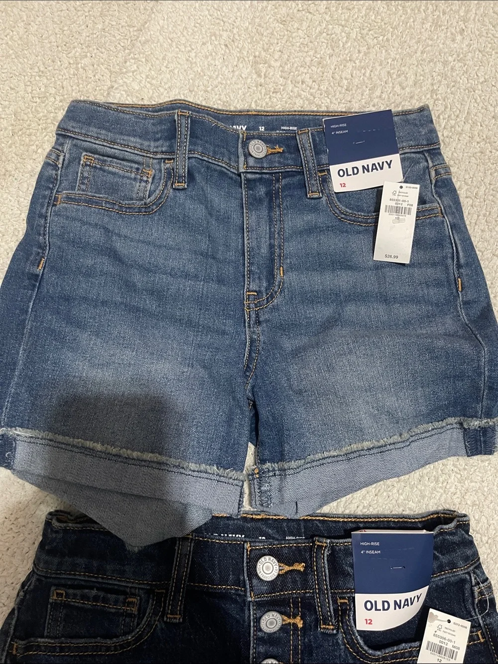NWT- Old Navy - girl’s 12. Two short bundle